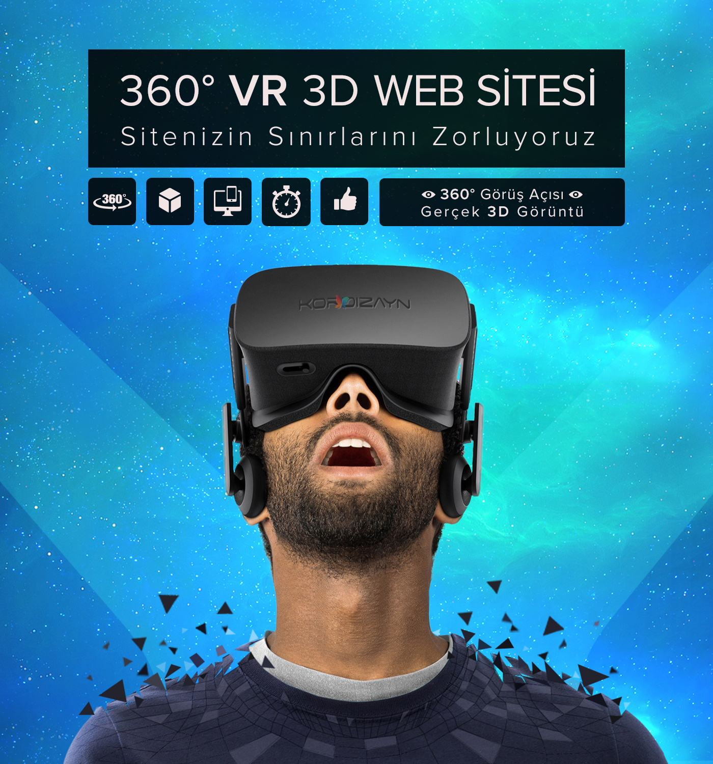 Sitenizin Sınırlarını Zorluyoruz, Gerçek 3D Görüntü